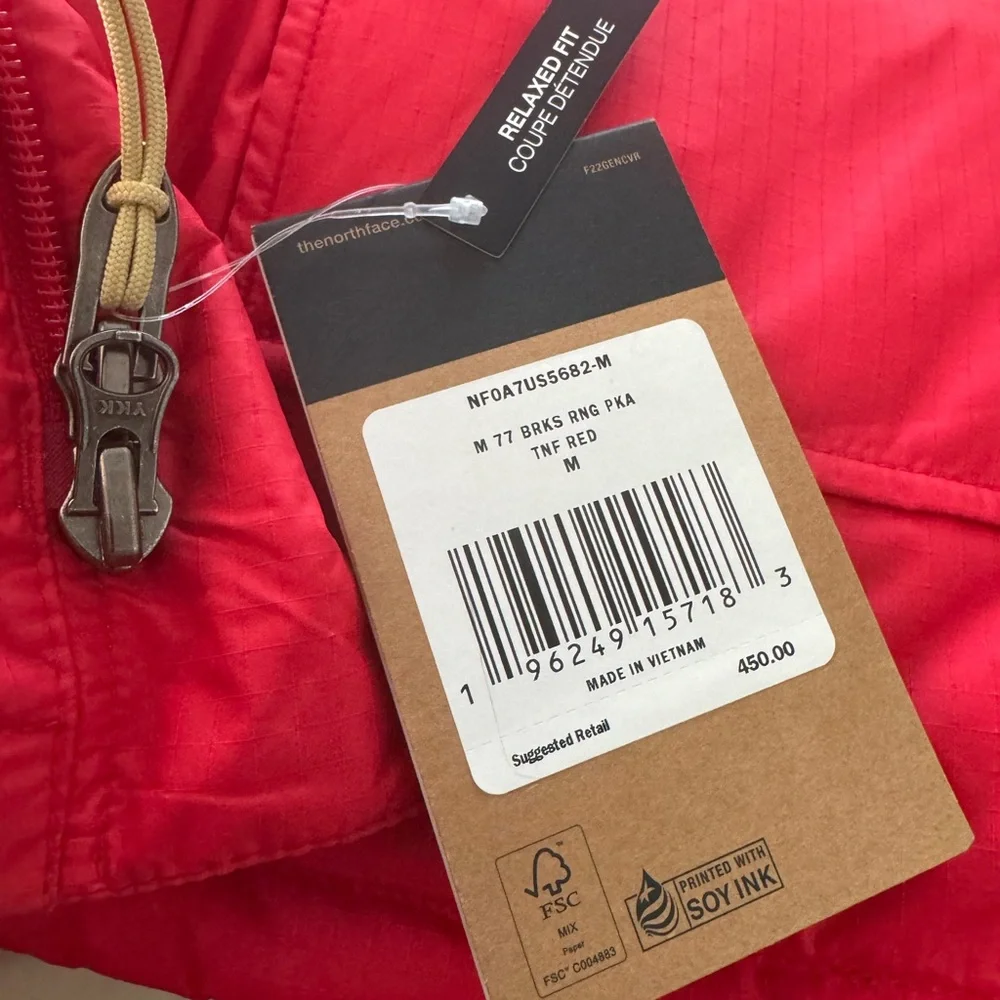 The North Face new tags